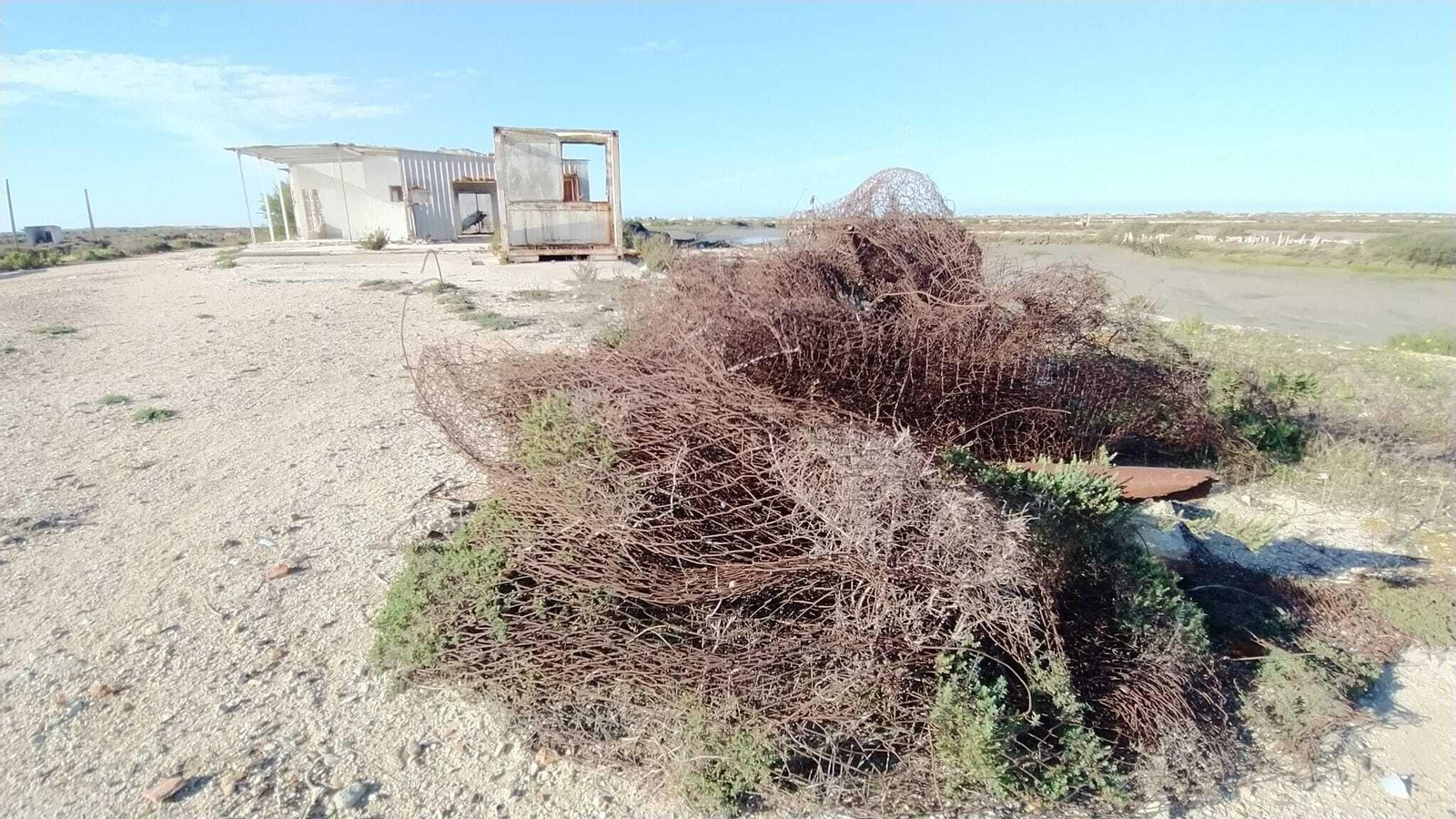 La degradación de la salina La Carabela en San Fernando