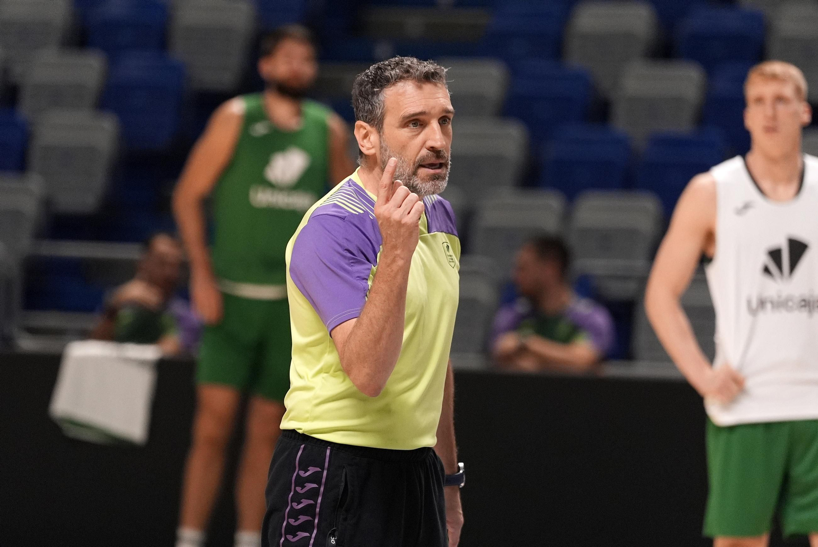 Buen rollo antes del Unicaja-Barcelona
