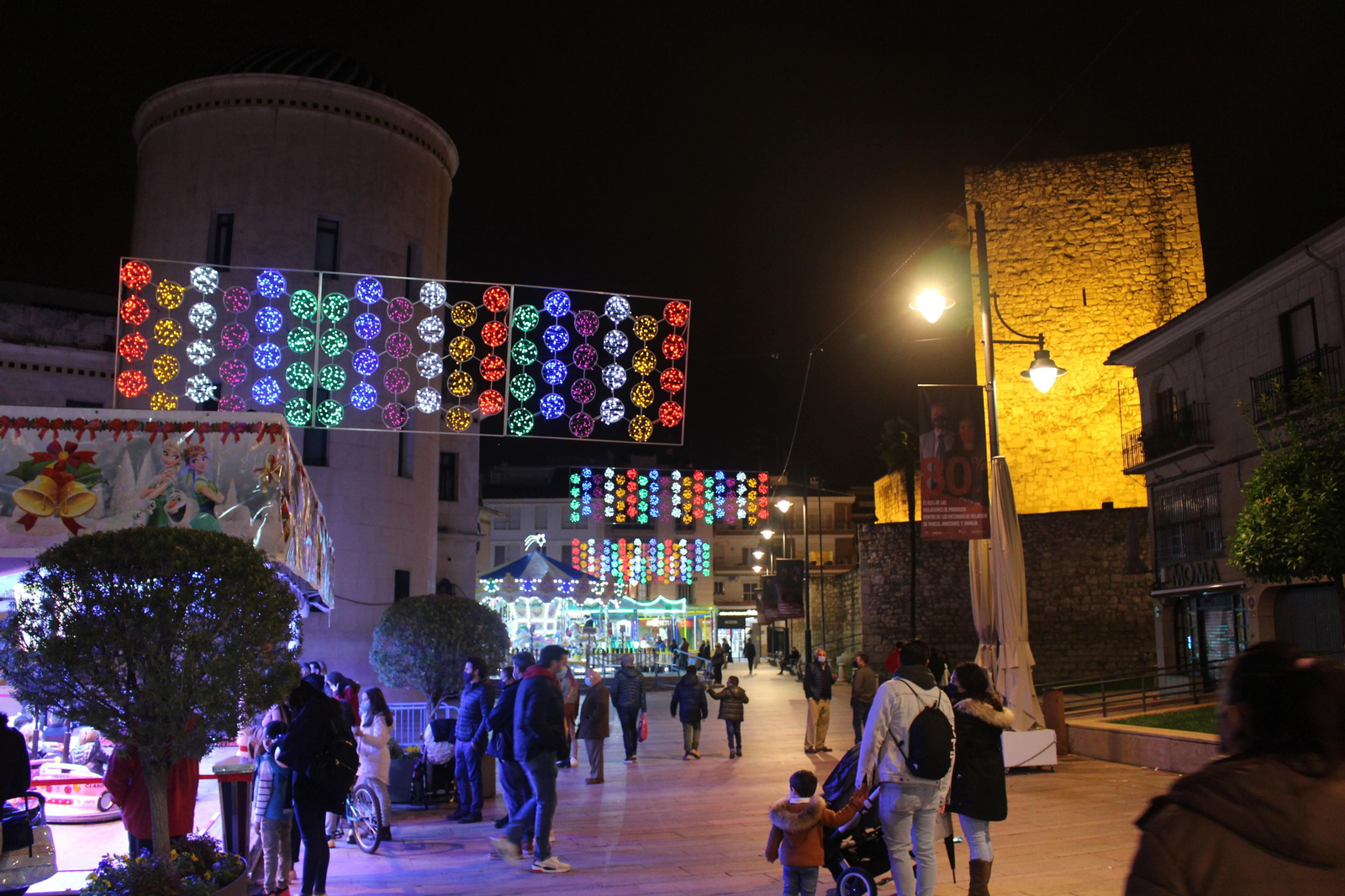 El alumbrado de Navidad de Lucena, en fotografías