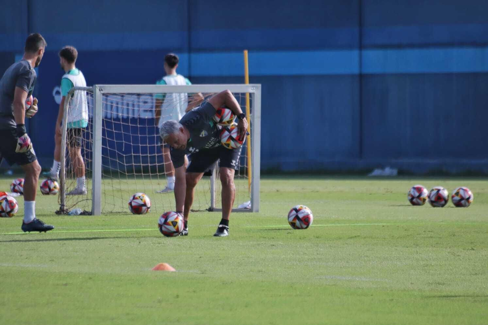 El entrenamiento del Málaga CF, en fotos