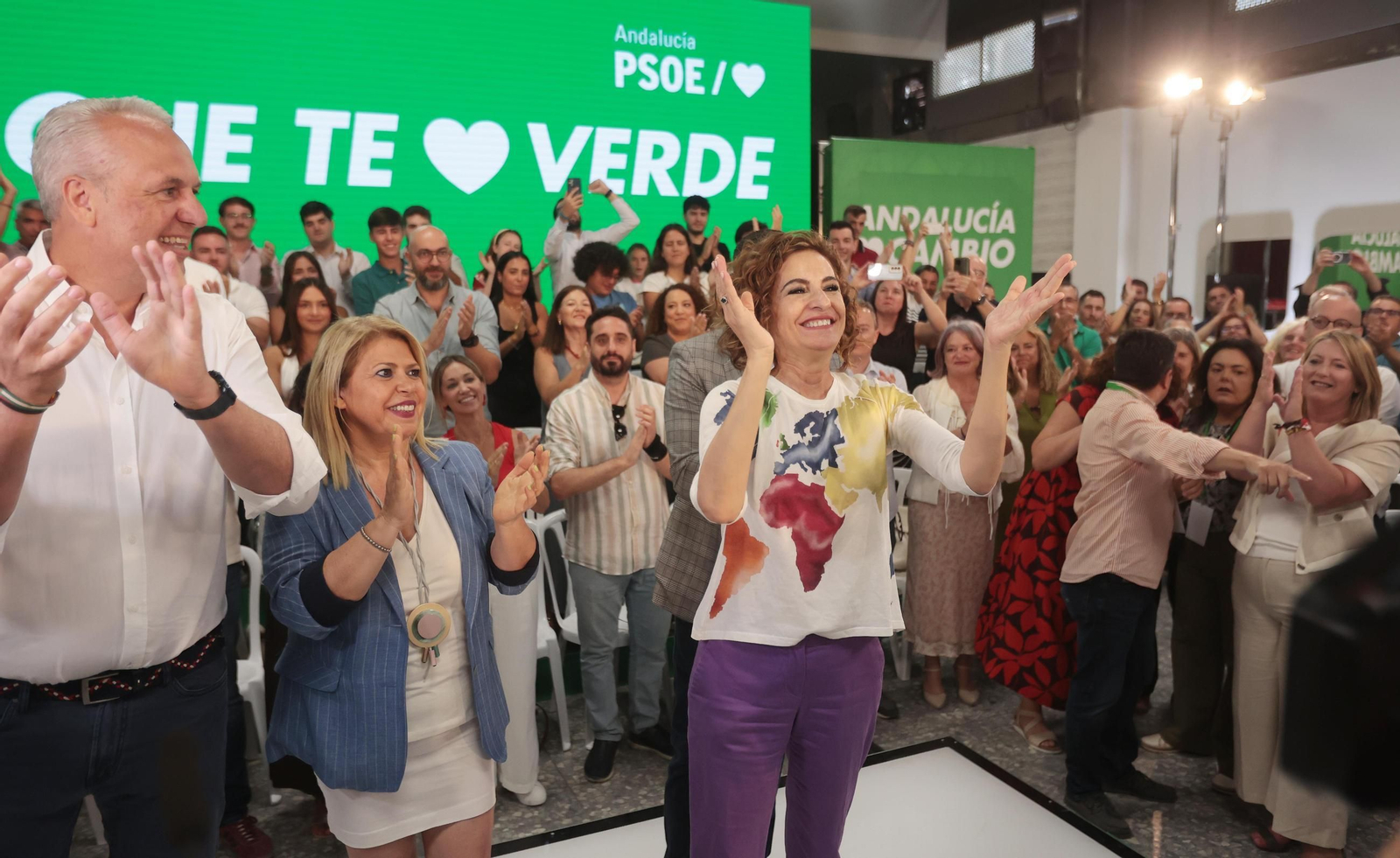 María Jesús Montero presenta en Jerez su candidatura a la Junta de Andalucía