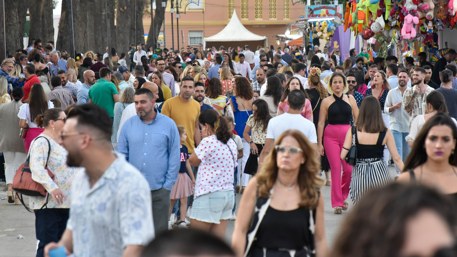 Fotos del viernes en la Feria de Los Barrios