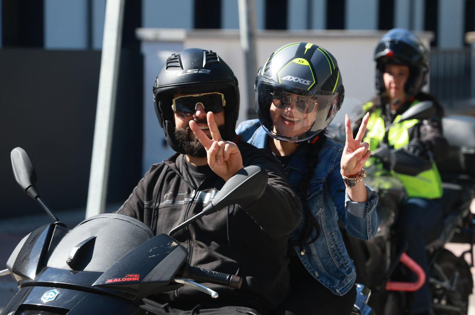 Imágenes de la VI Ruta Solidaria en moto a favor de Cruz Roja