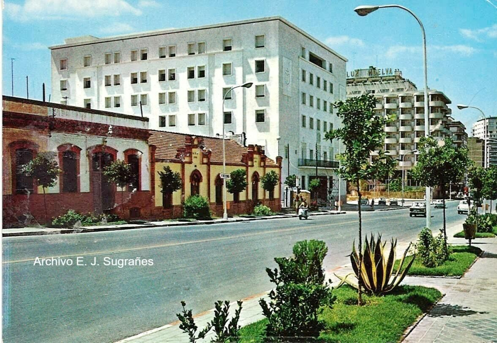 La Alameda Sundheim en los años setenta del pasado siglo.