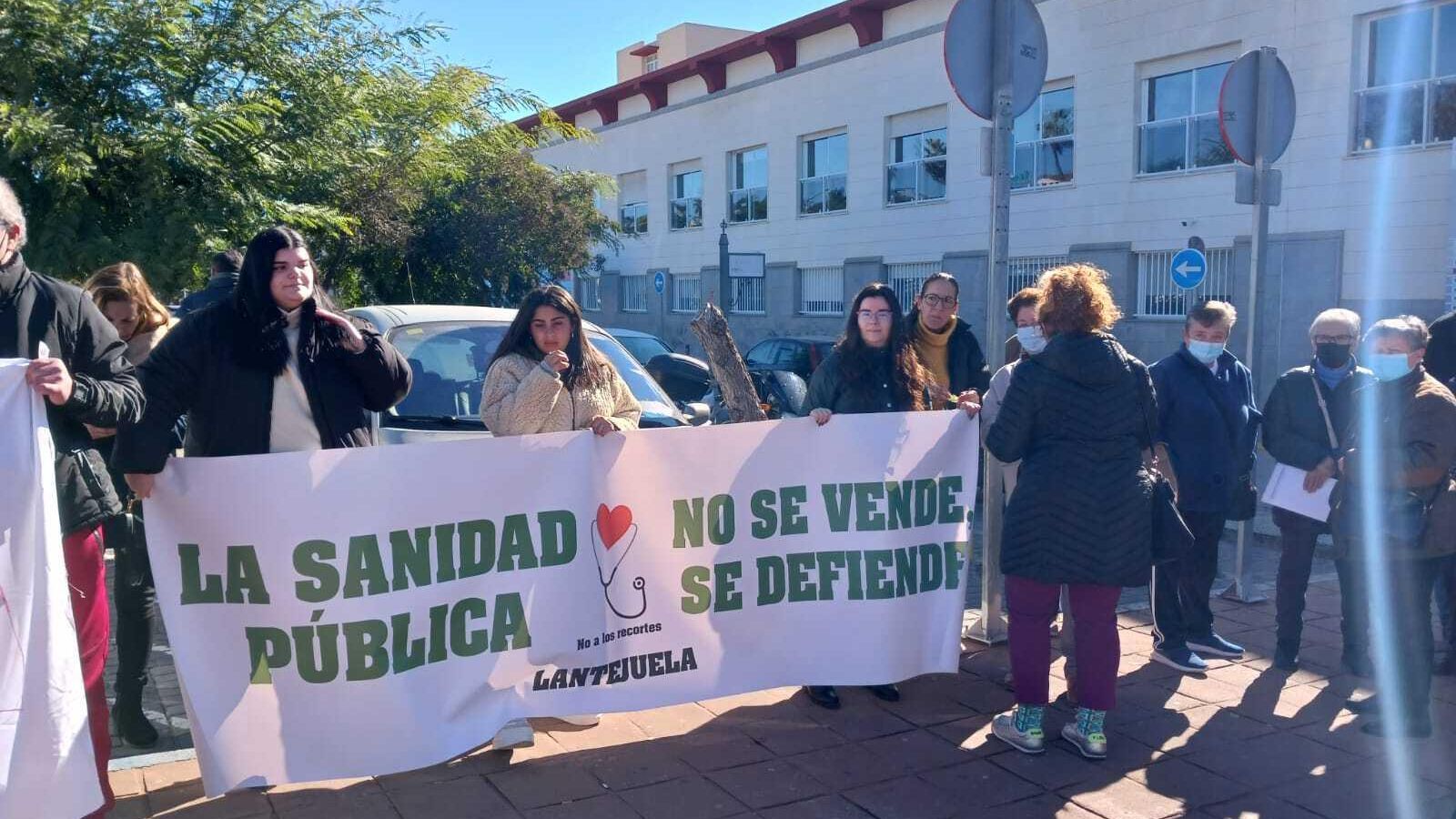 Protesta este martes.