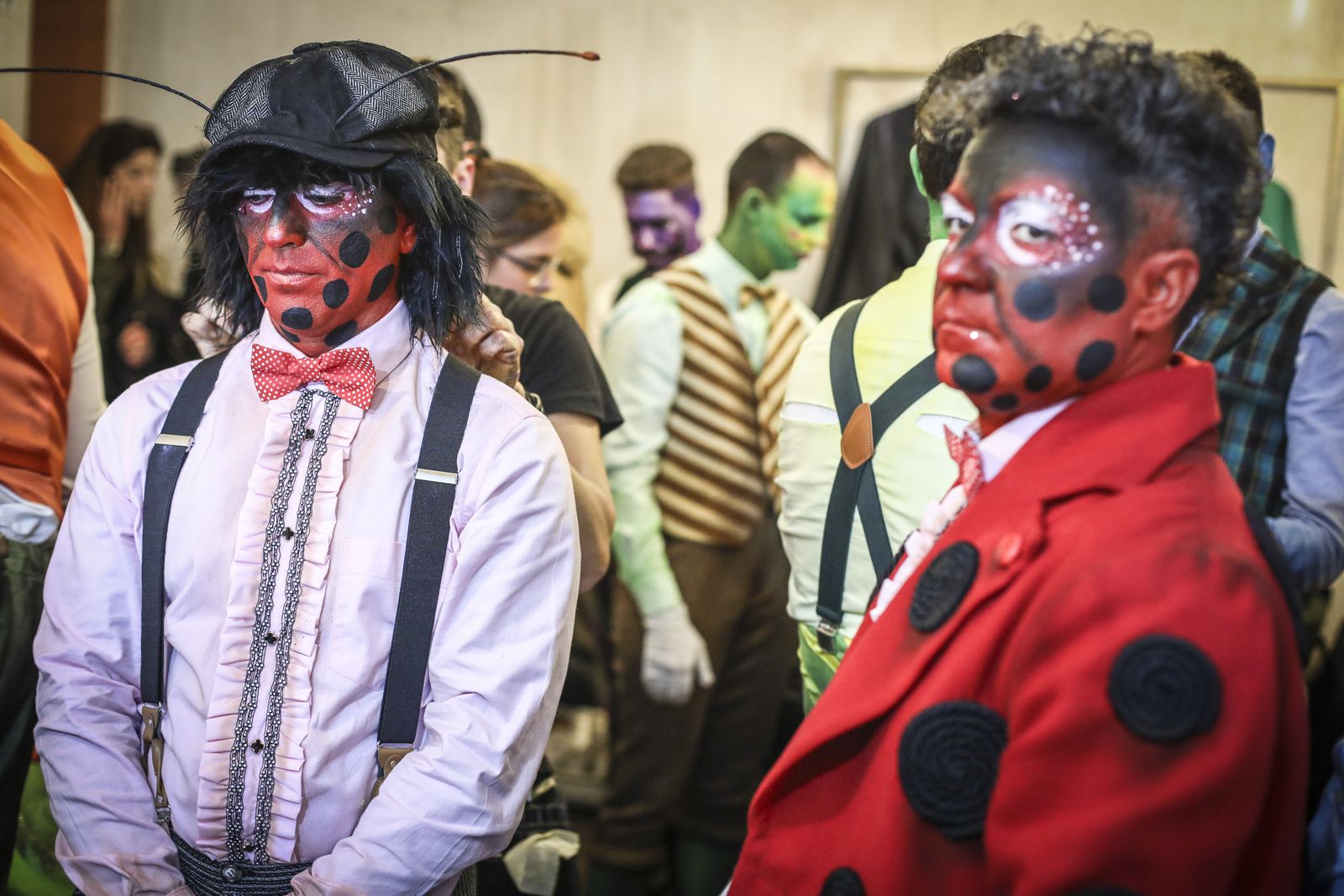 Las imágenes de la preparación de la comparsa 'La canción de la laguna'