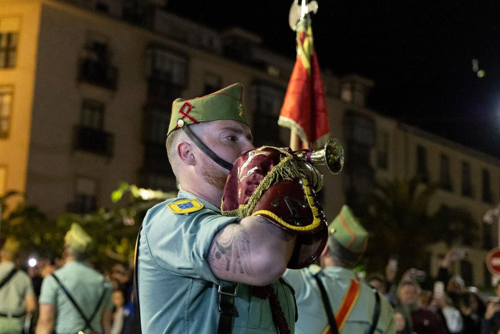 La Legión y el Cristo de la Buena Muerte es uno de los binomios de la Semana Santa.