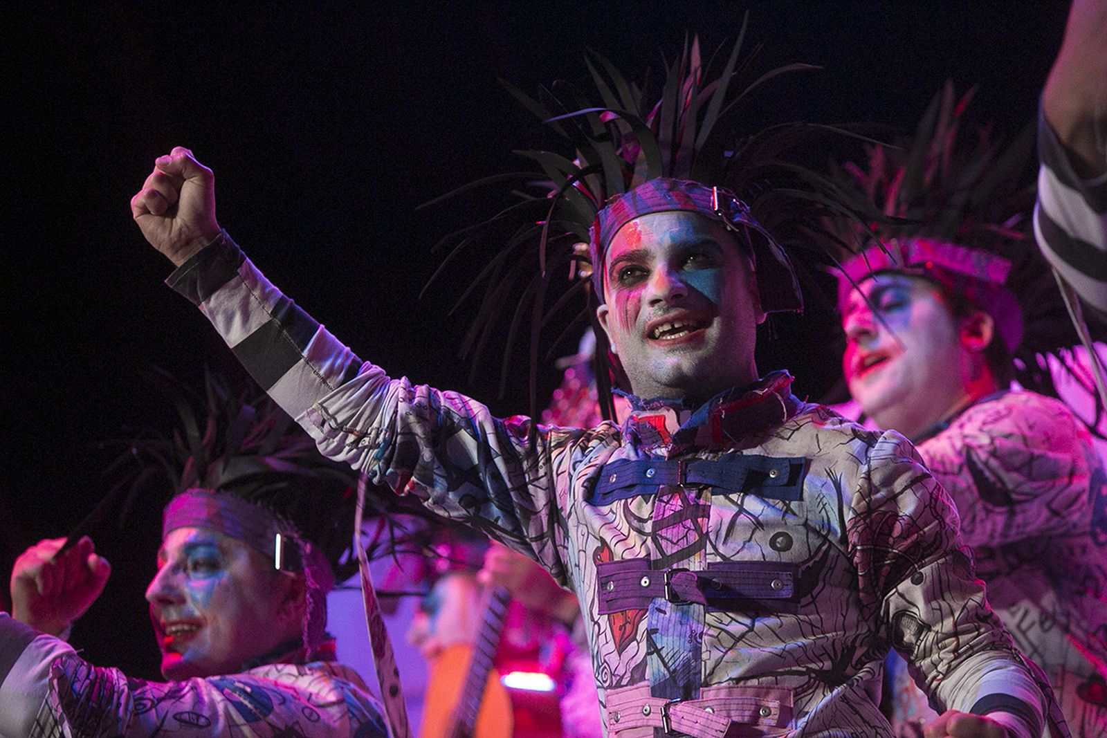 La final del Carnaval Colombino, en imágenes