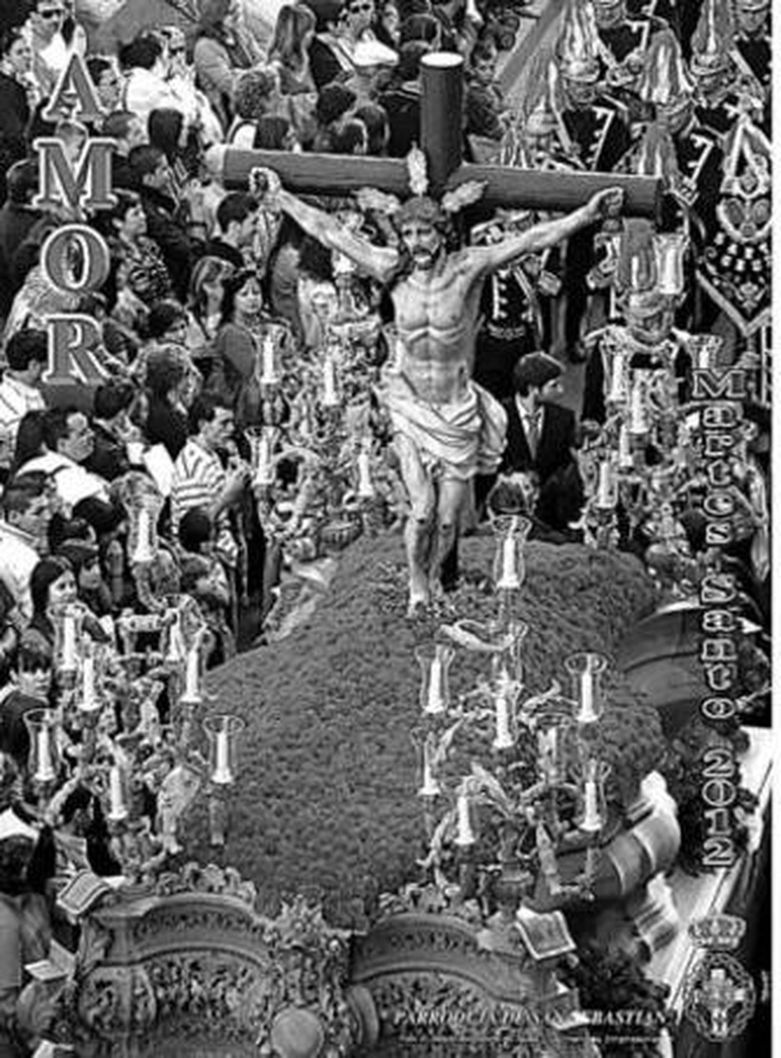 Detalle del cartel realizado por el fotógrafo Alberto Bascuñana.