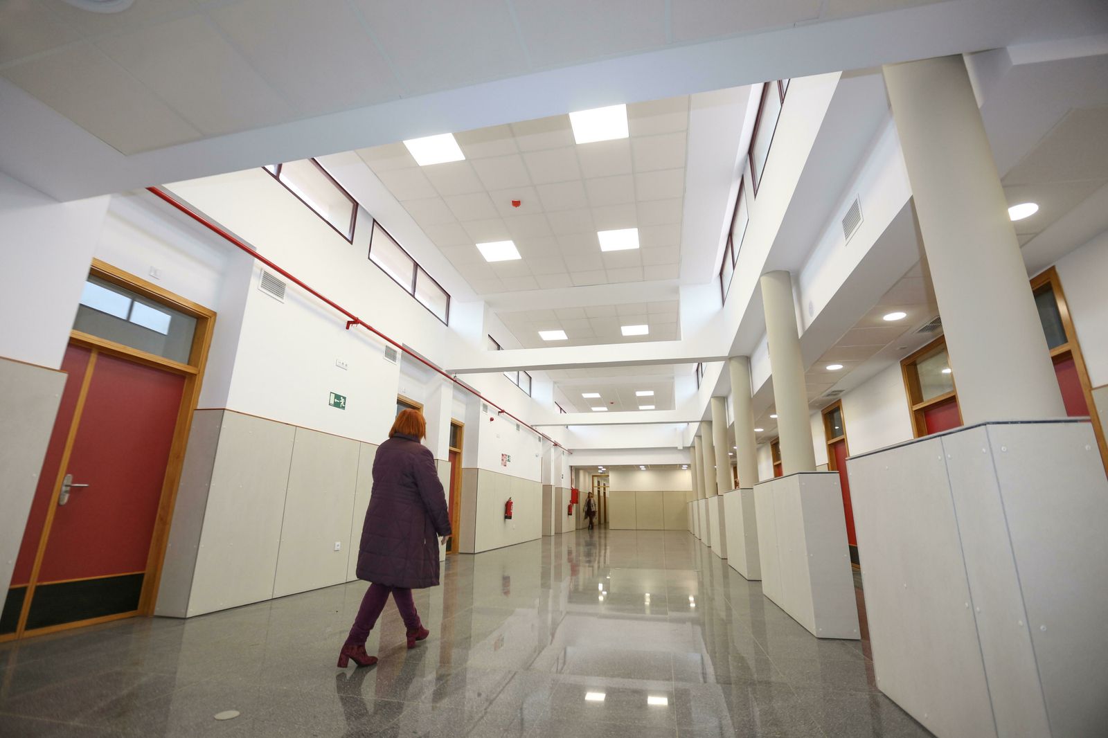 Interior del nuevo centro de salud antes de su reciente apertura.