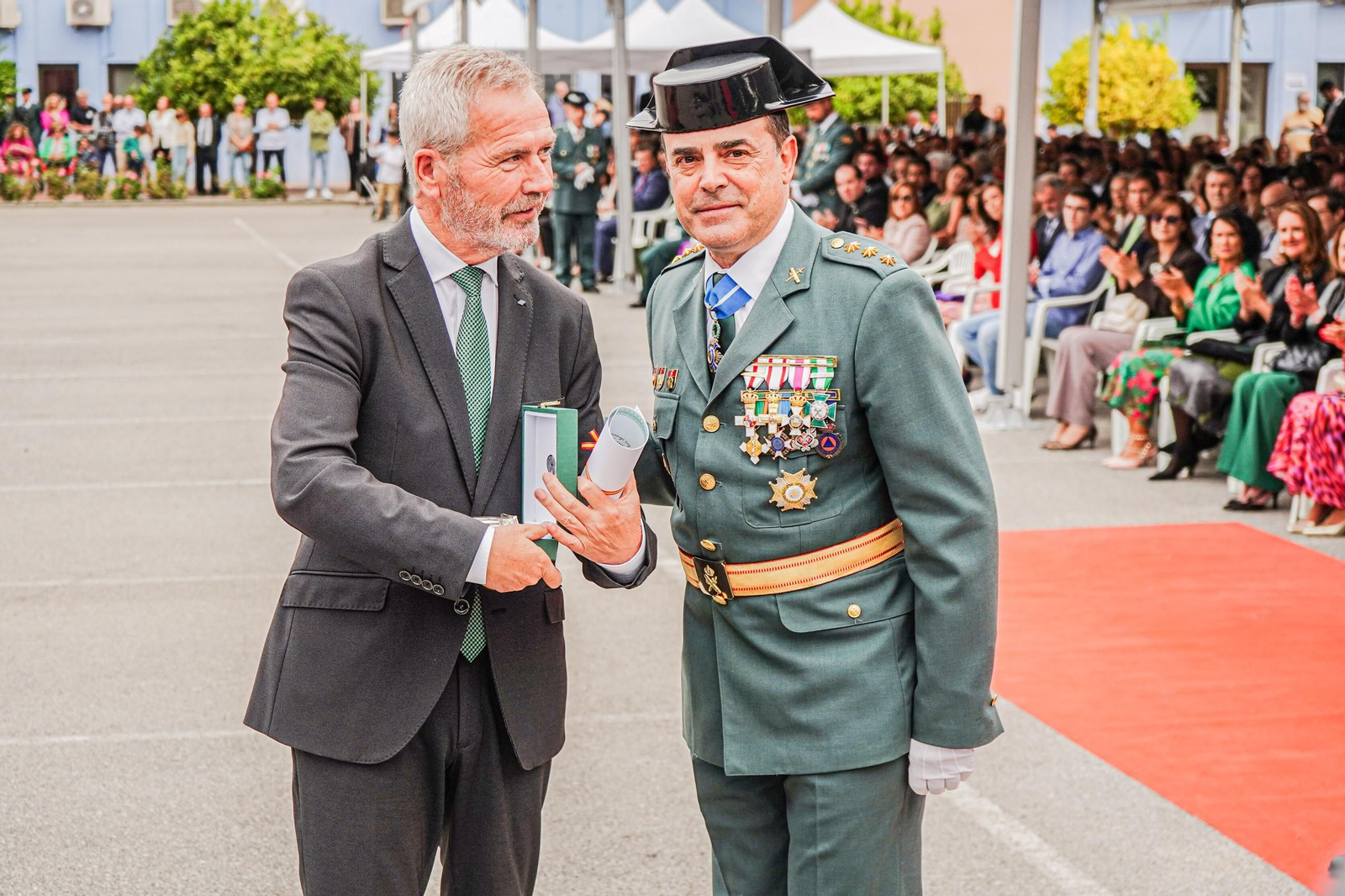 Así fueron los actos en honor a la patrona de la Guardia Civil en Granada