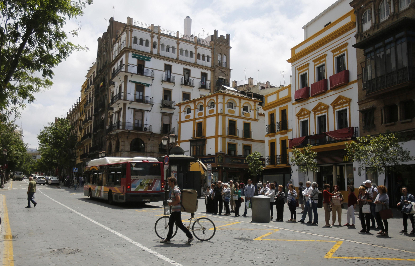 Las imágenes del eje peatonal en estudio: de la Encarnación a la Concordia