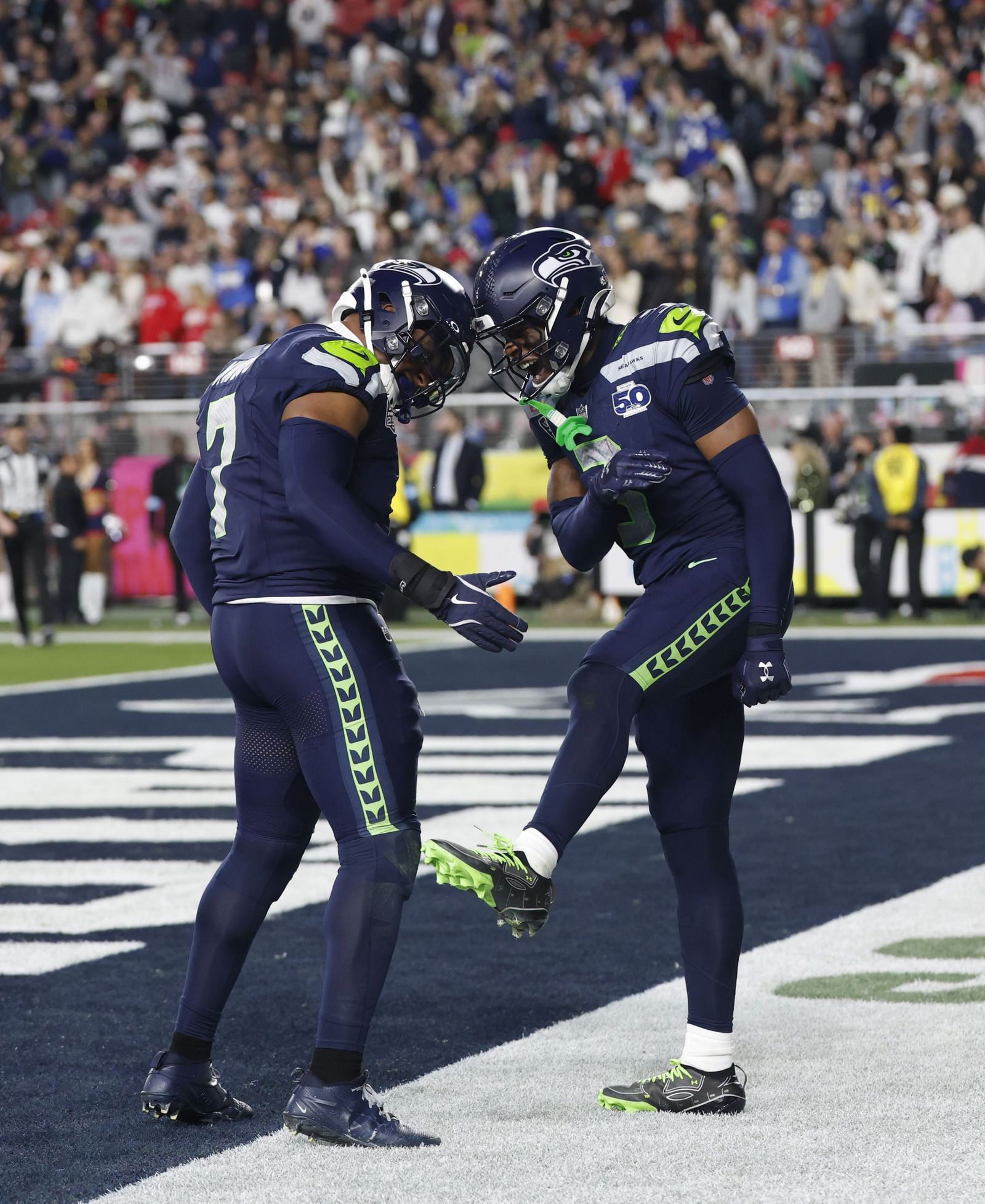 Las mejores fotos de la Super Bowl con la actuación de Bad Bunny