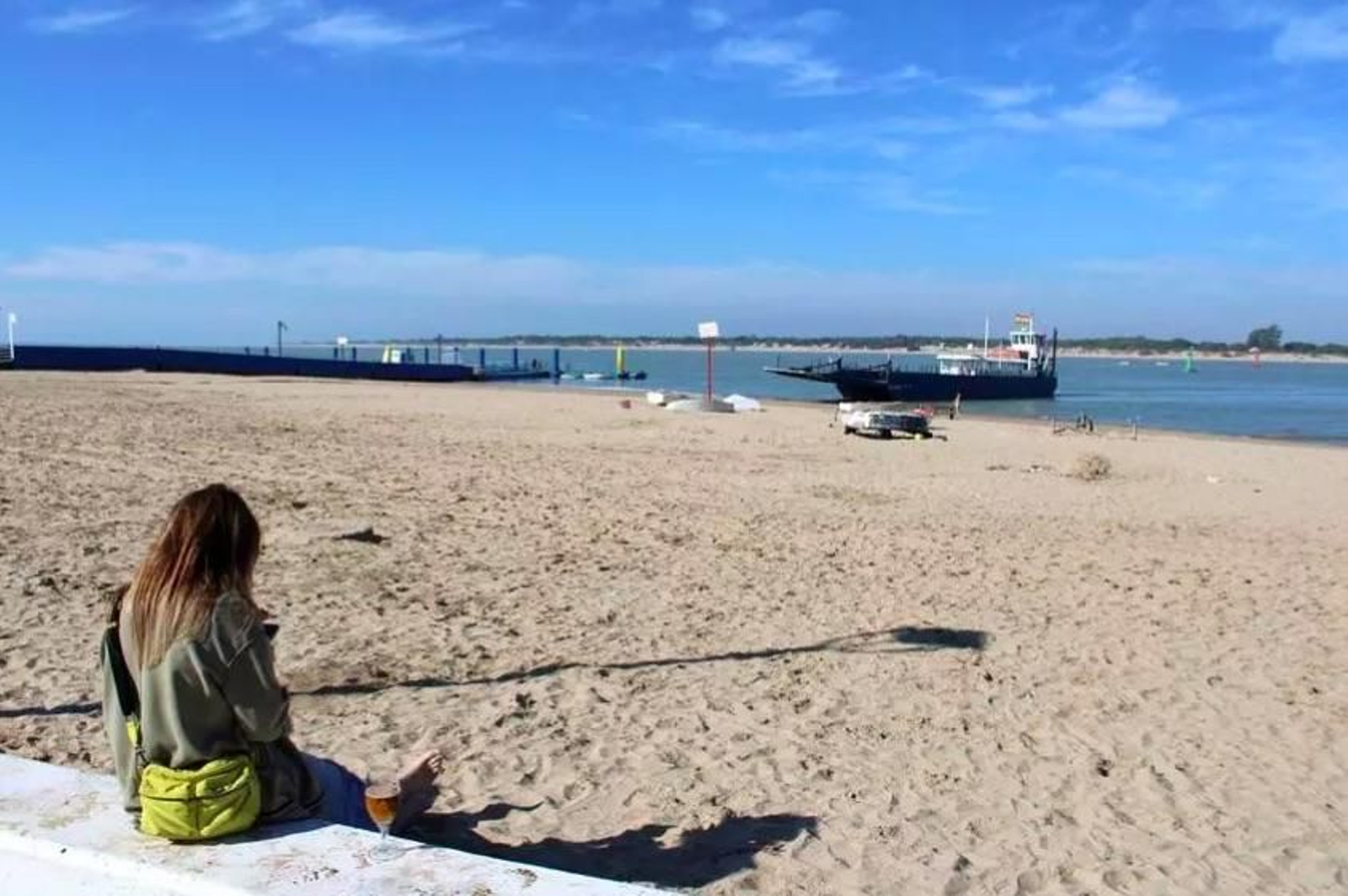 Playa Bajo de Guía, en Sanlúcar.