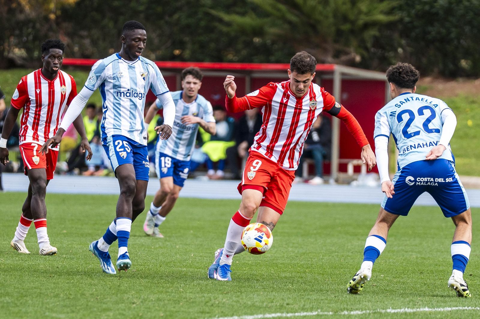 Las imágenes del Almería B y Atlético Malagueño en el Anexo de los Juegos Mediterráneos