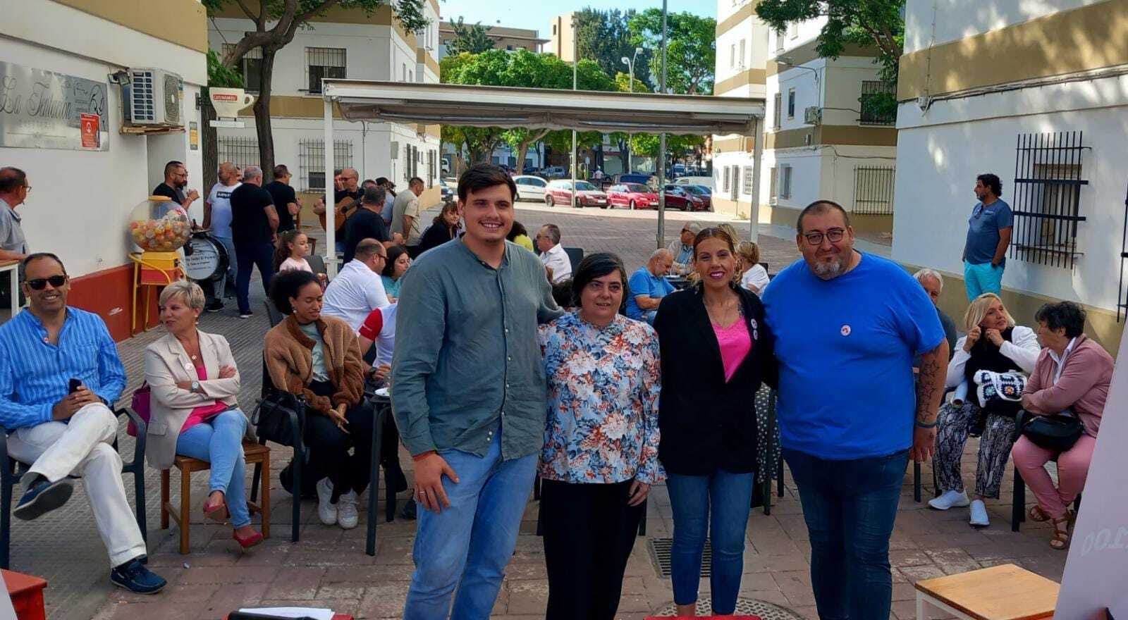 Una imagen del acto celebrado en El Tejar. en El Tejar