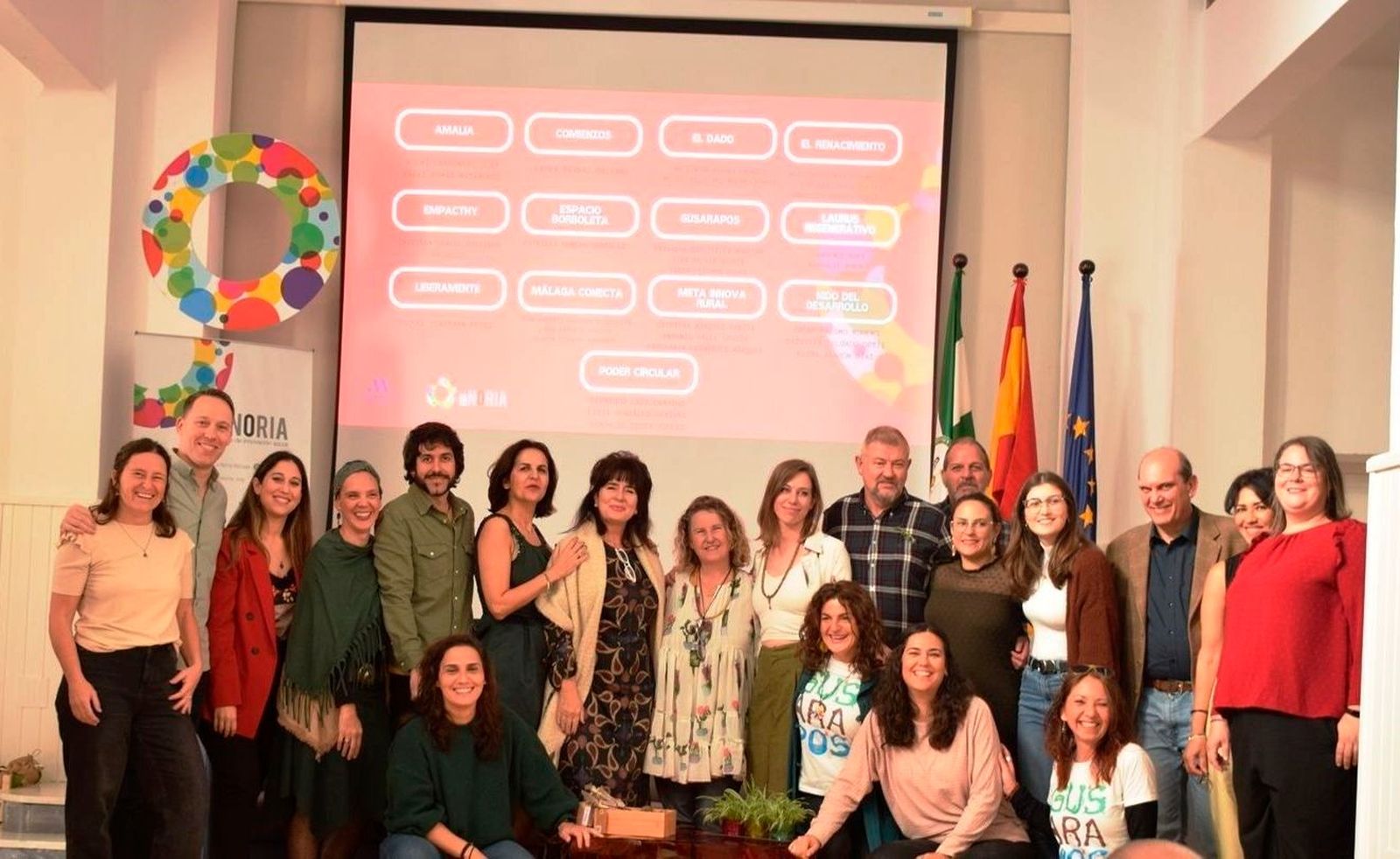 Empresarios en La Noria