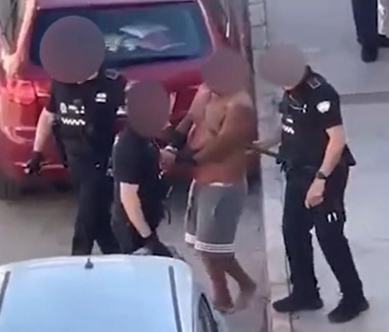 Detención del Cachulo en Málaga el pasado mes de mayo.