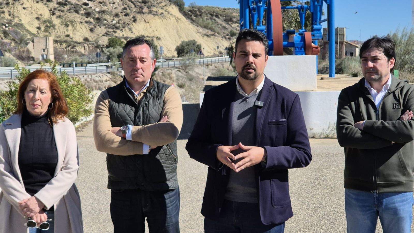 Responsables del PSOE en el Almanzora.