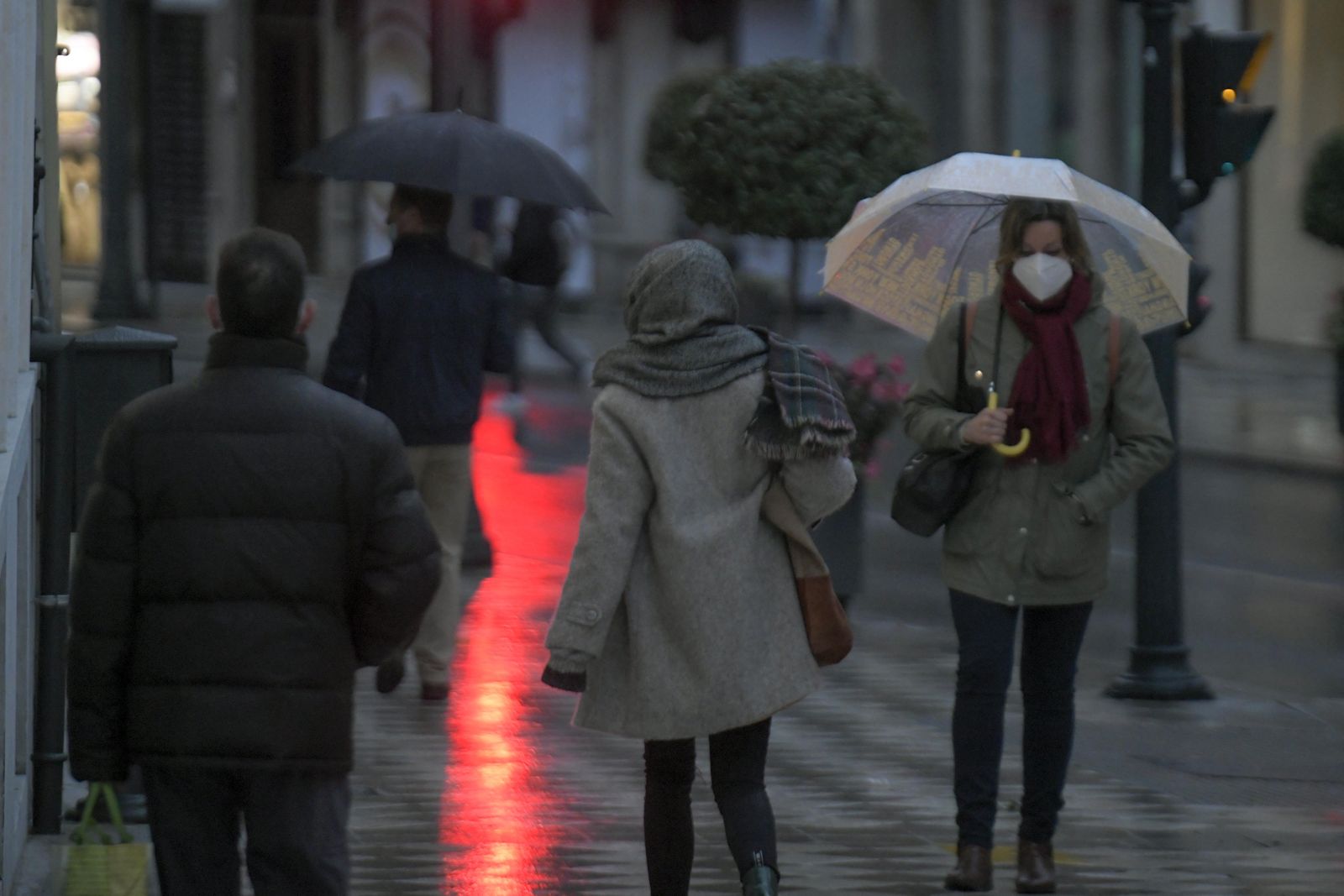 Fotos: día de lluvia en Granada
