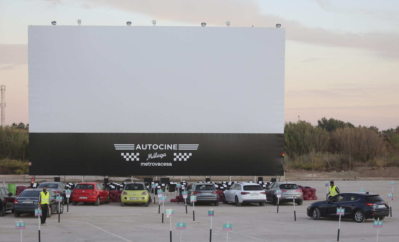 El Autocine Málaga Metrovacesa, en fotos