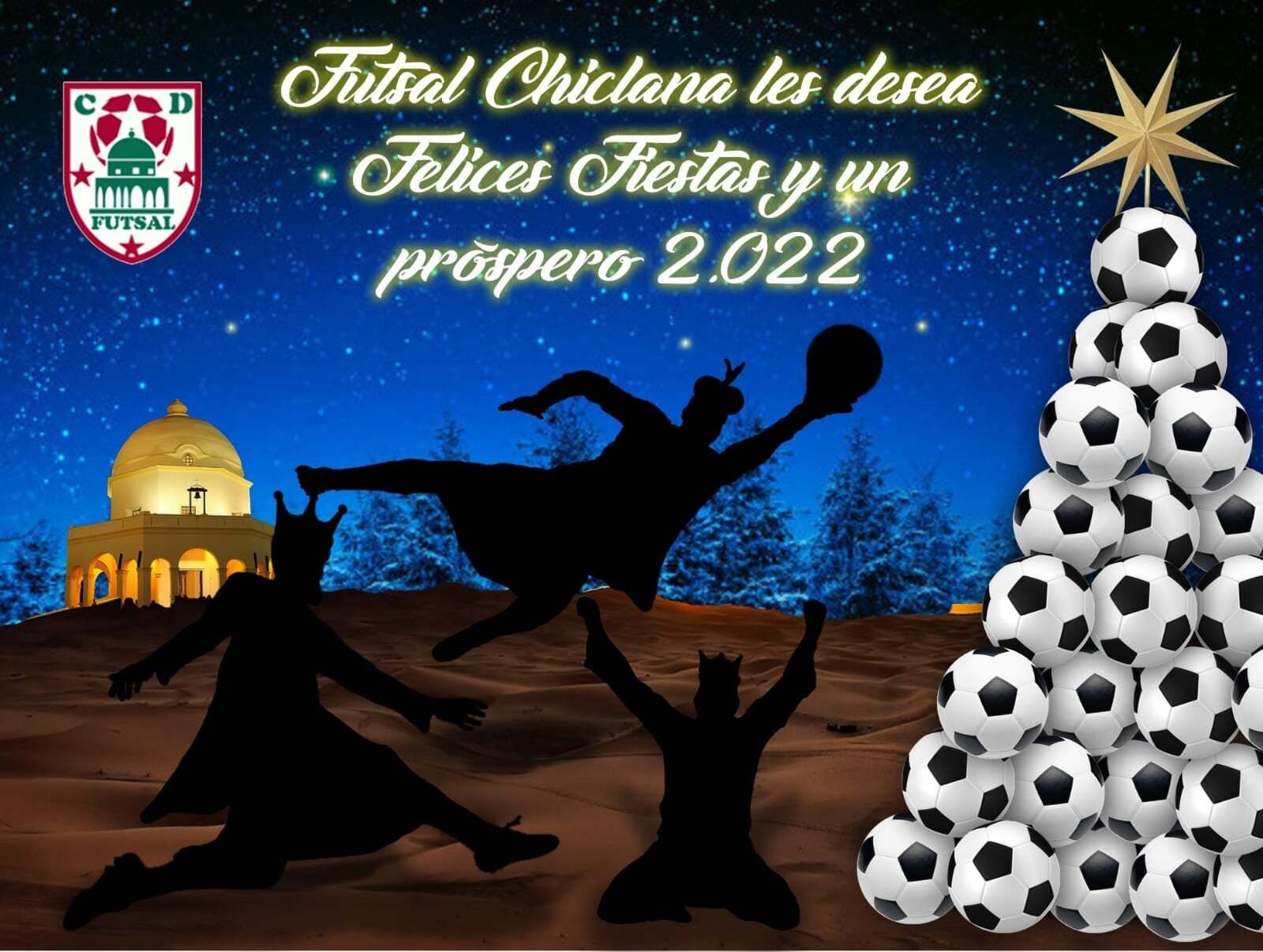 Felicitación navideña del Club Deportivo Futsal.