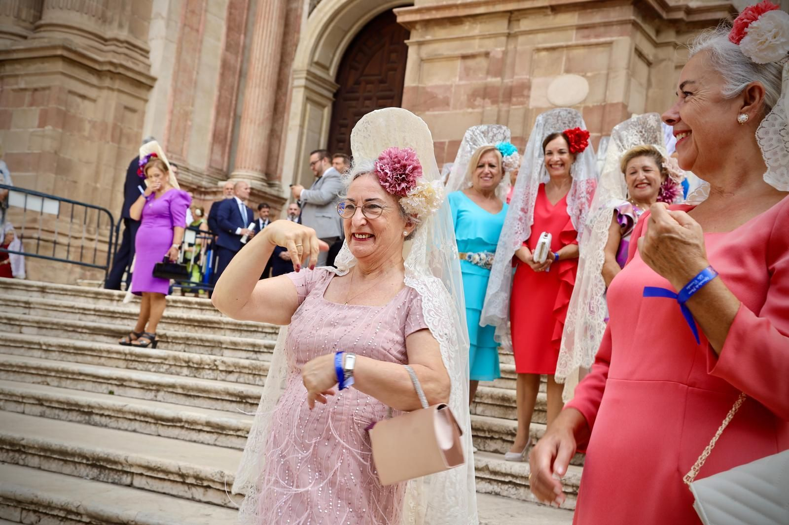 La misa estacional y el pasacalles previo a la procesión de la Victoria en Málaga, en imágenes