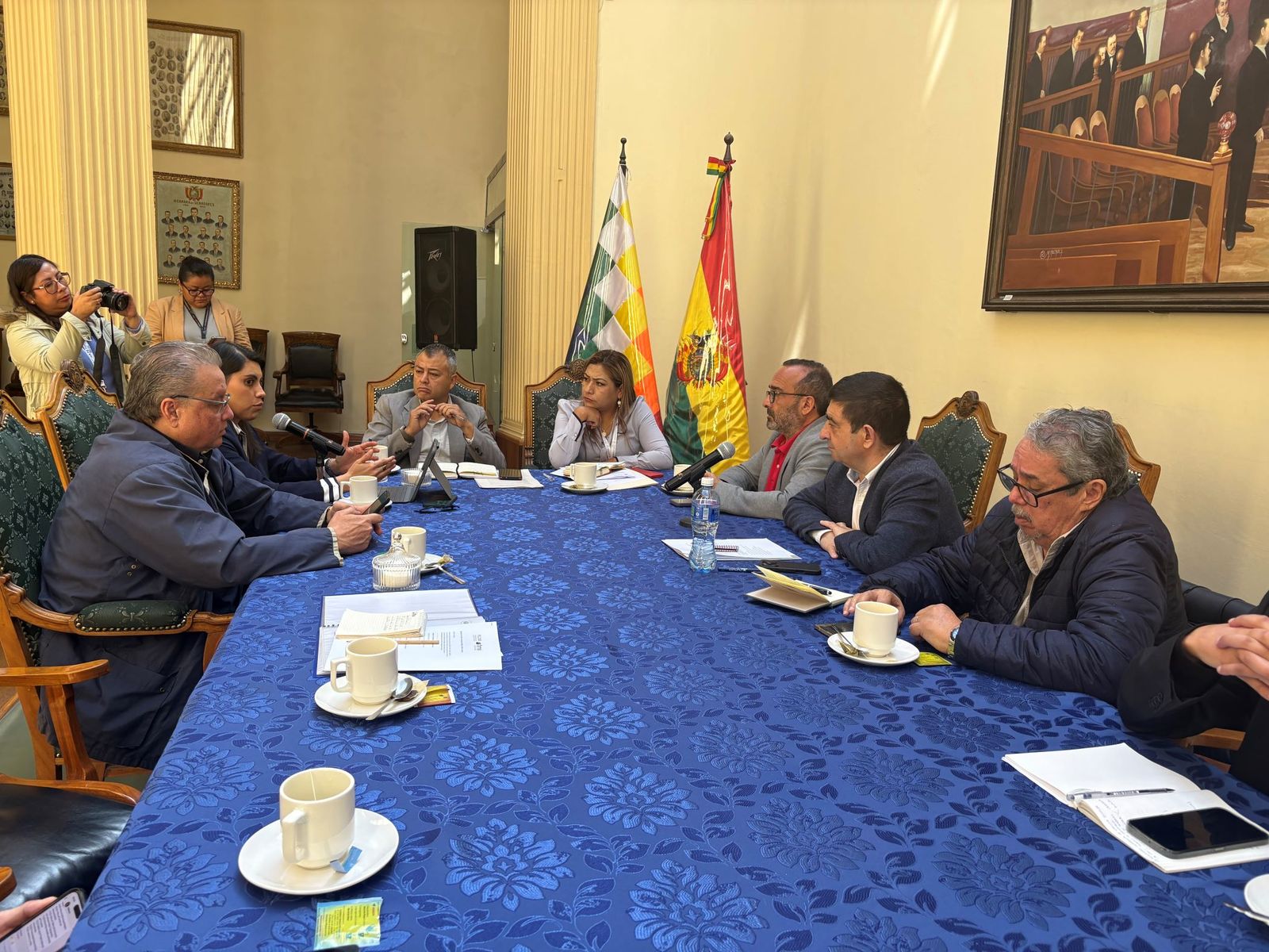 Reunión comisiones Congreso y Senado Bolivia.