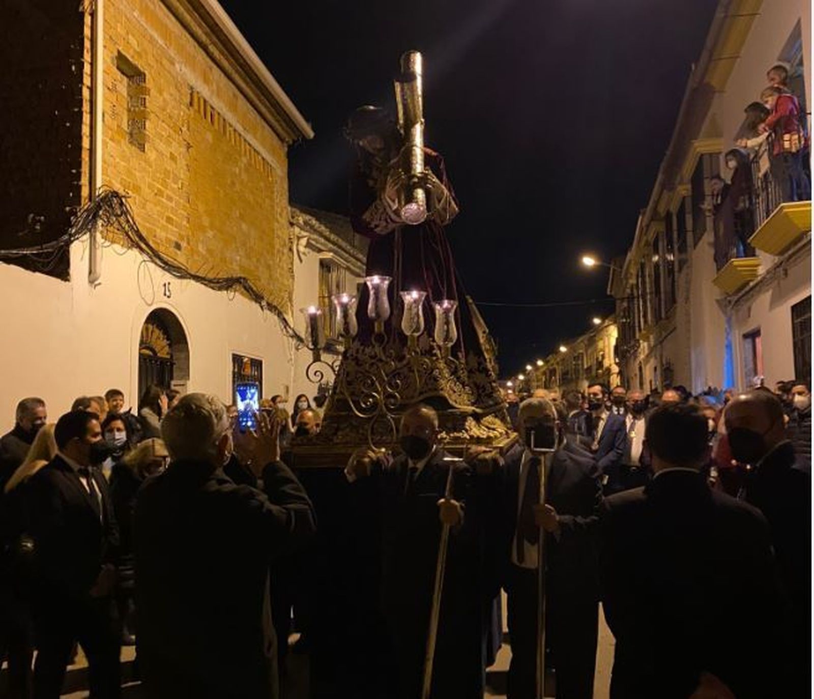 Jesús Nazareno, en las calles de La Rambla.