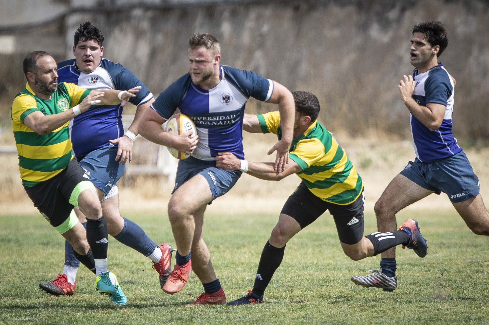 Las mejores fotos del partido del ascenso a División de Honor B de rugby entre Universidad de Granada y Portuense