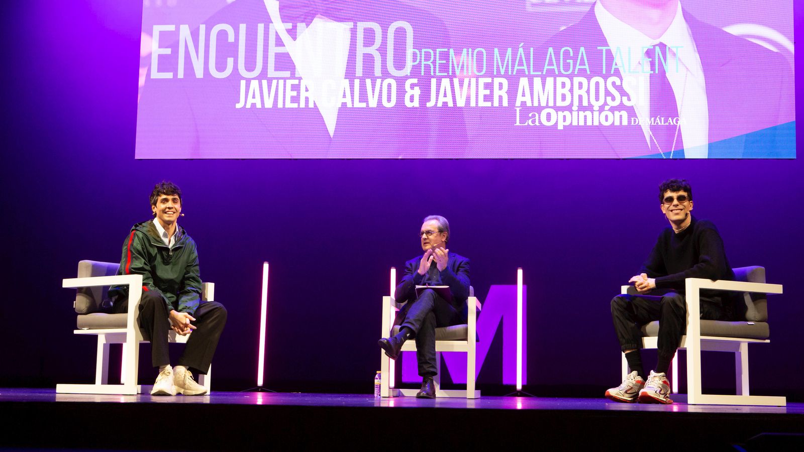 Javier Ambrossi, Juan Antonio Vigar y Javier Calvo.