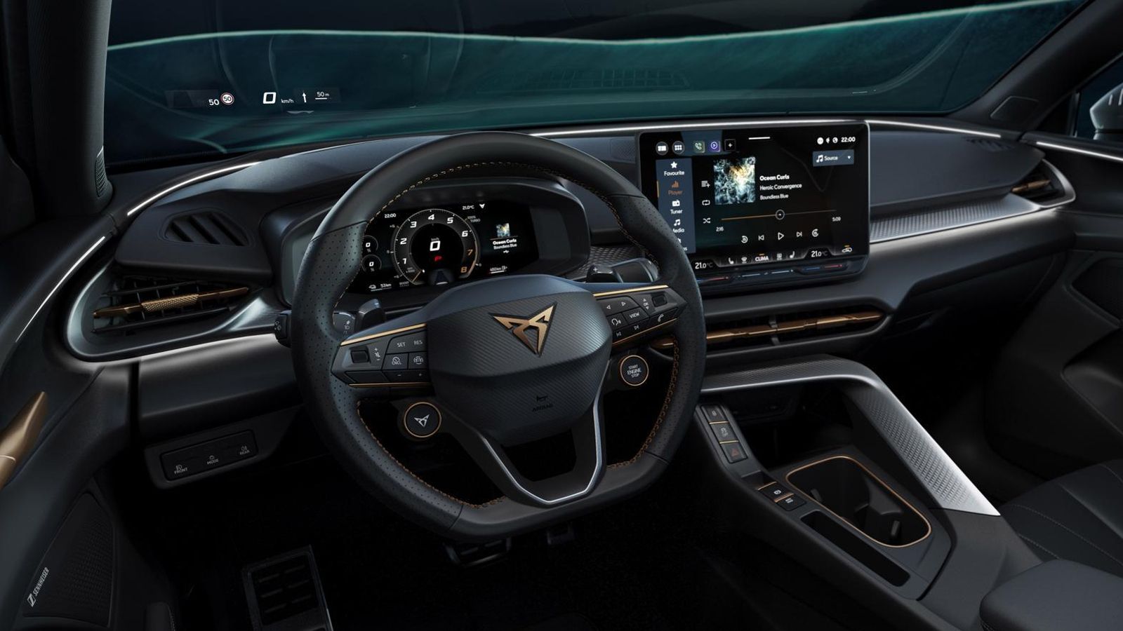 El puesto de conducción permite crear una sensación de inmersión en el coche mayor de lo habitual en SUV de tamaño parecido.