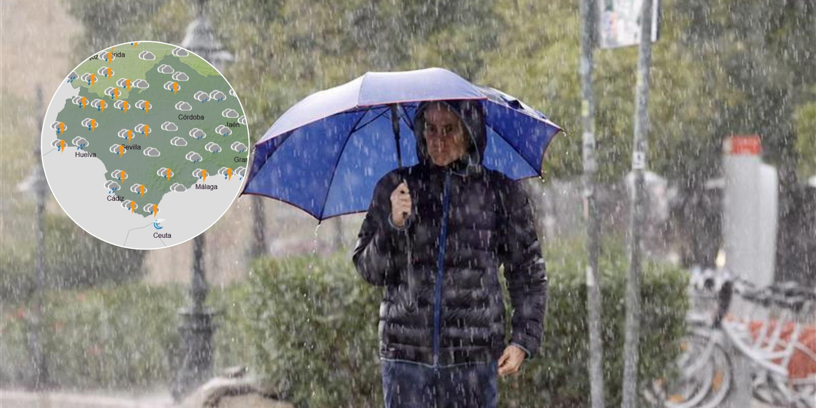 La inestabilidad se extenderá de oeste a este a partir de últimas horas de este lunes.