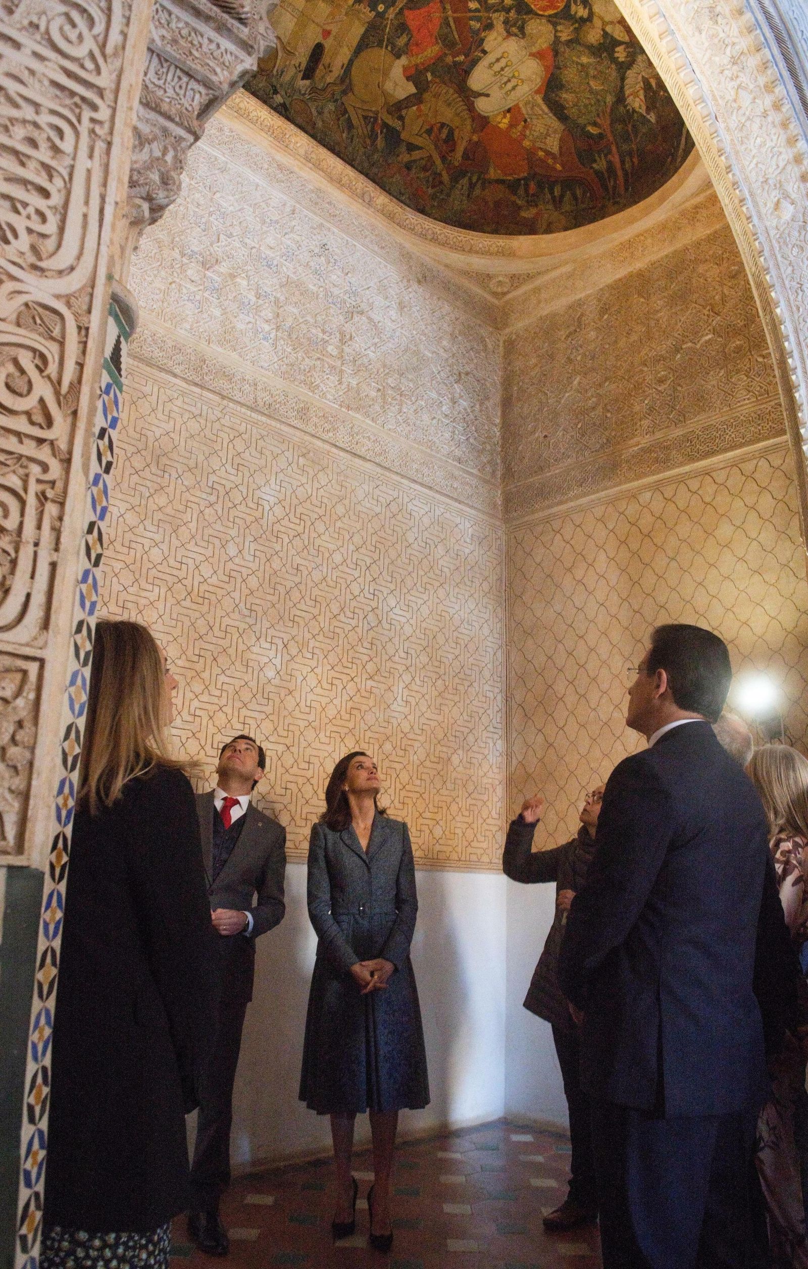 La visita de la reina Letizia, en imágenes