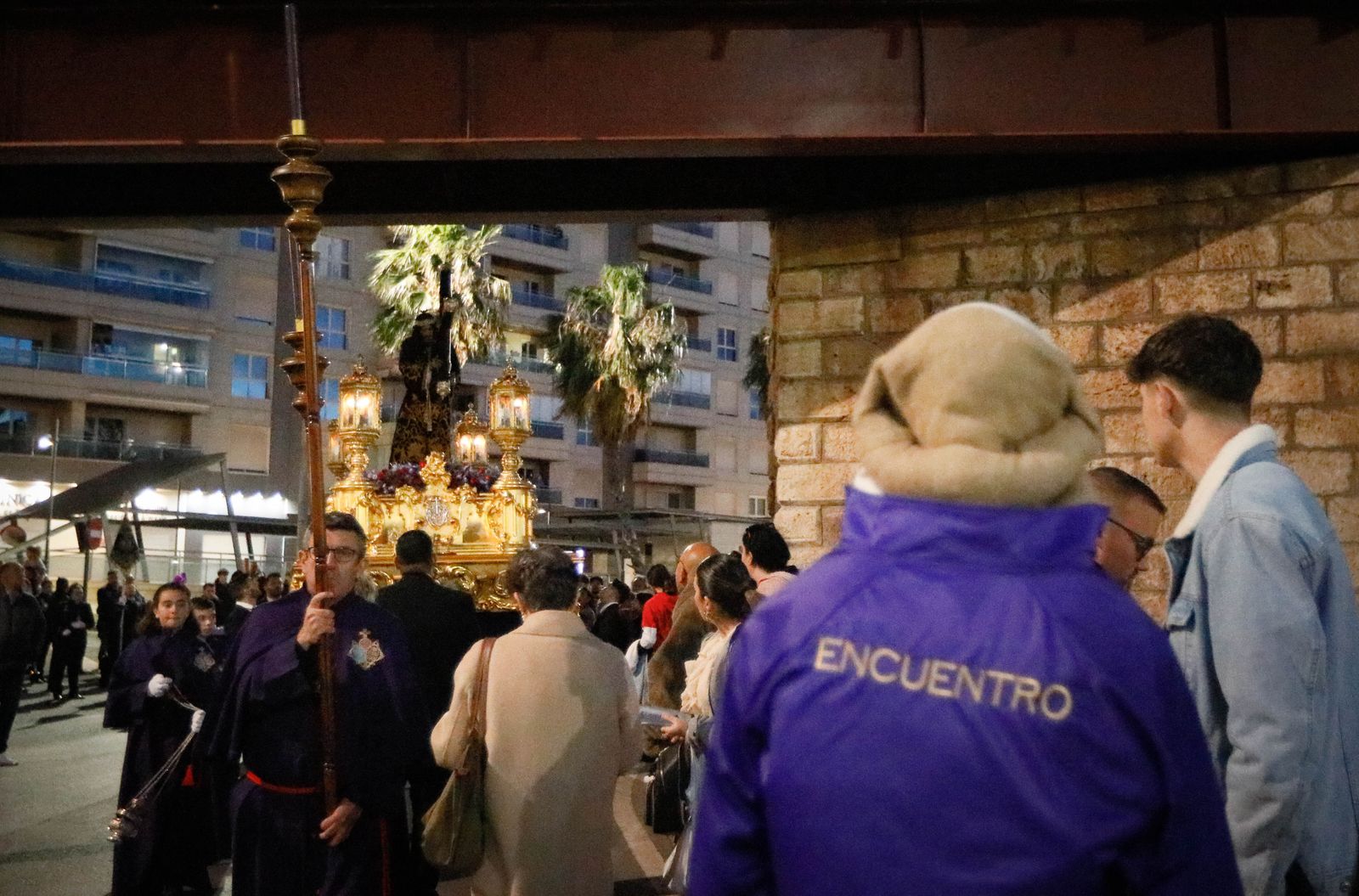 La procesión del Encuentro, en imágenes