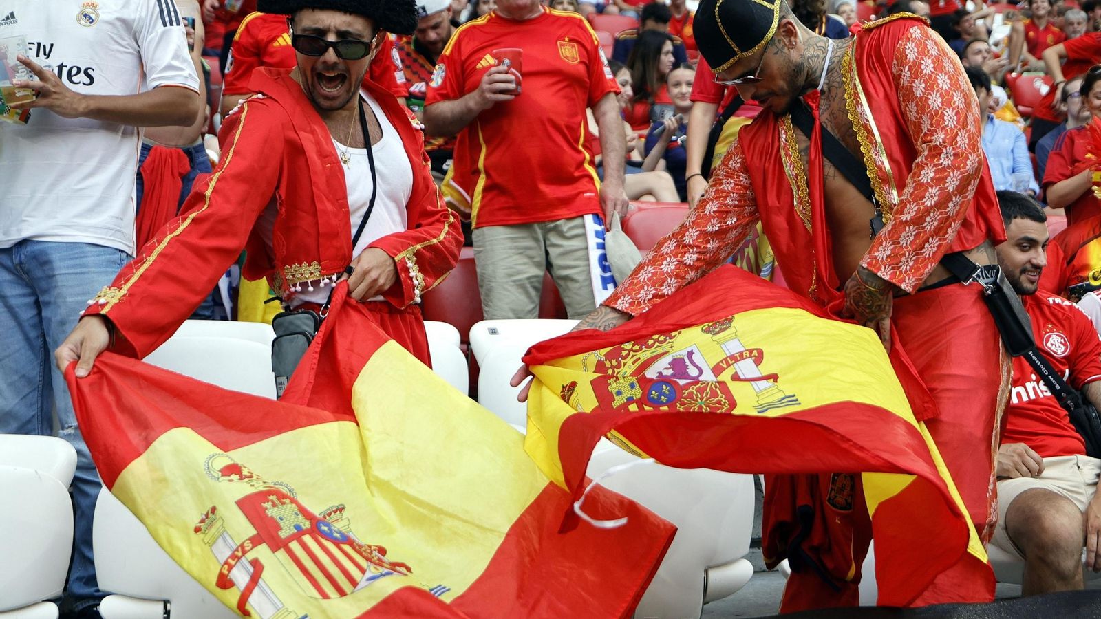 Las mejores imágenes del España - Francia