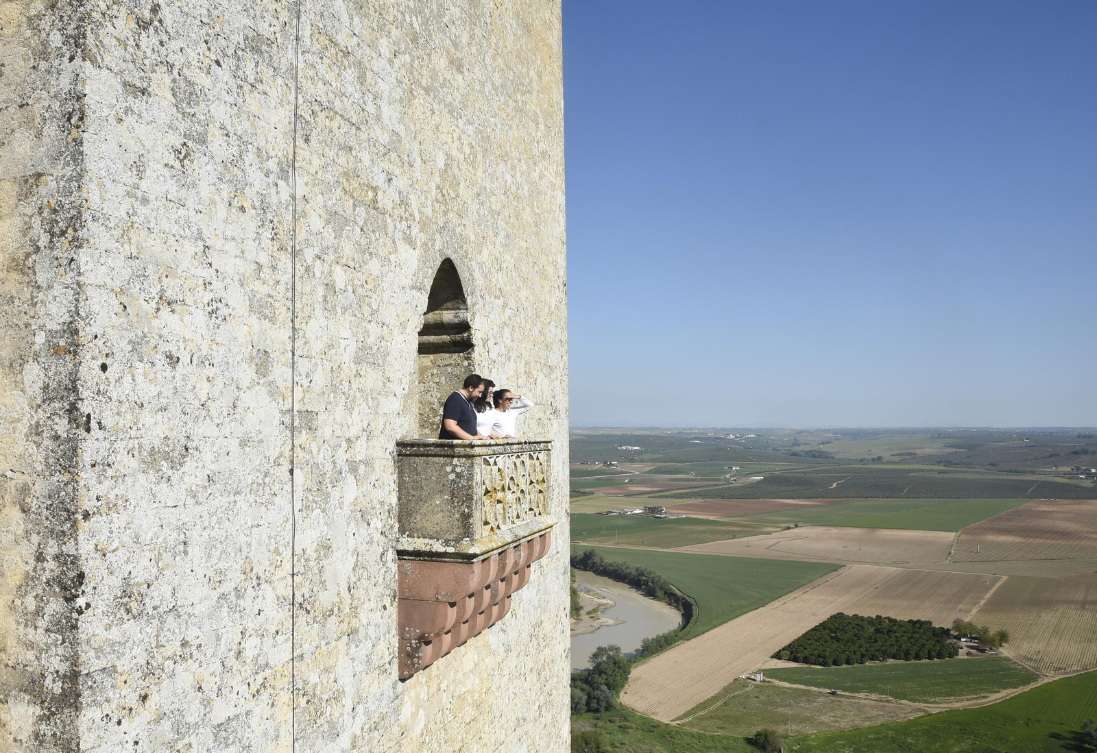 El balcón de la Torre del Homenaje es uno de los puntos más visitados.