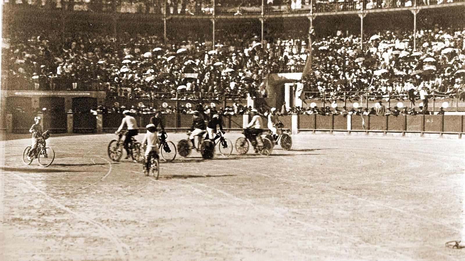 Una de las imágenes captadas en la plaza de Toros en la Feria.