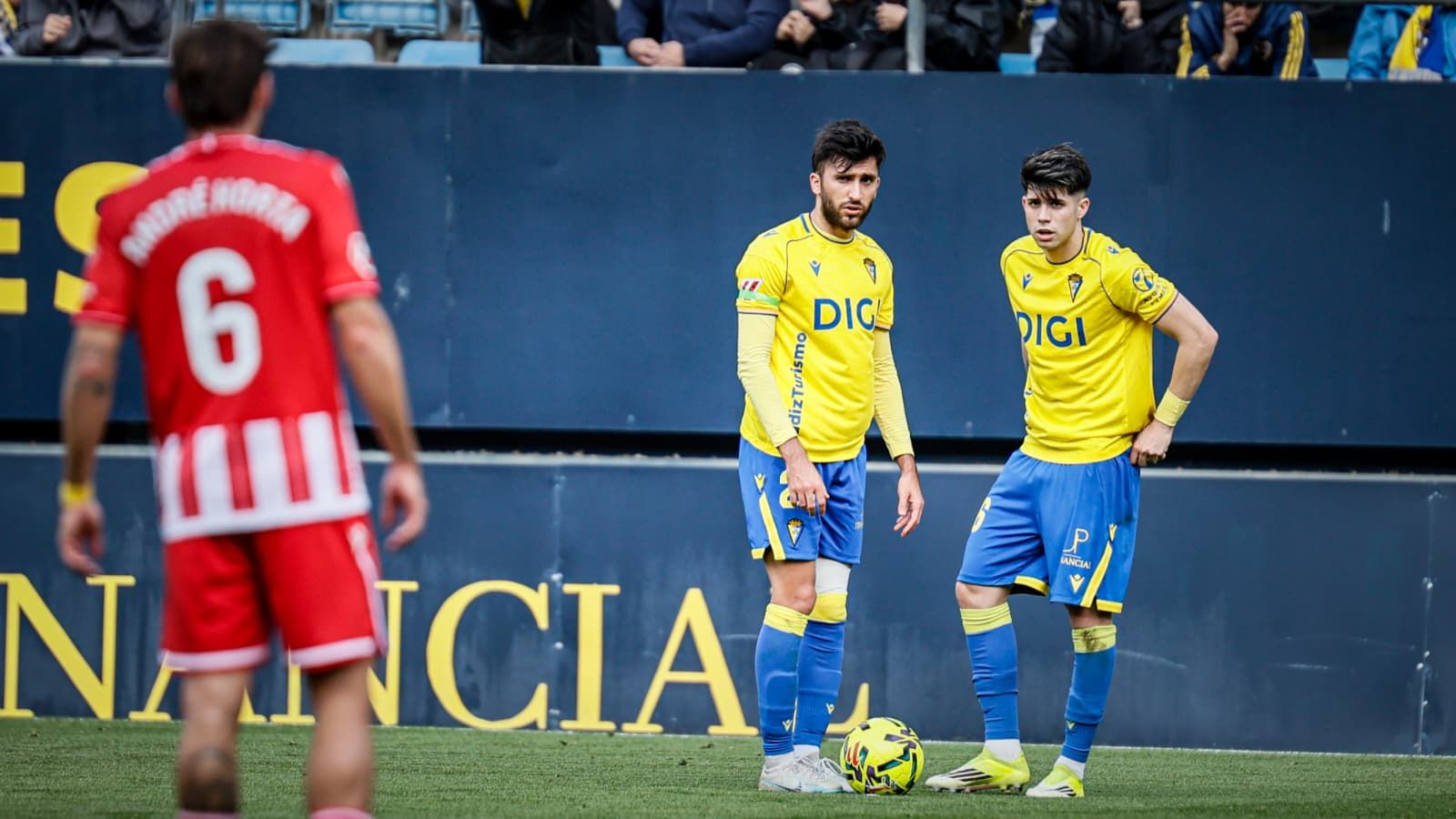 Climent con Antoñito en el Cádiz-Almería.