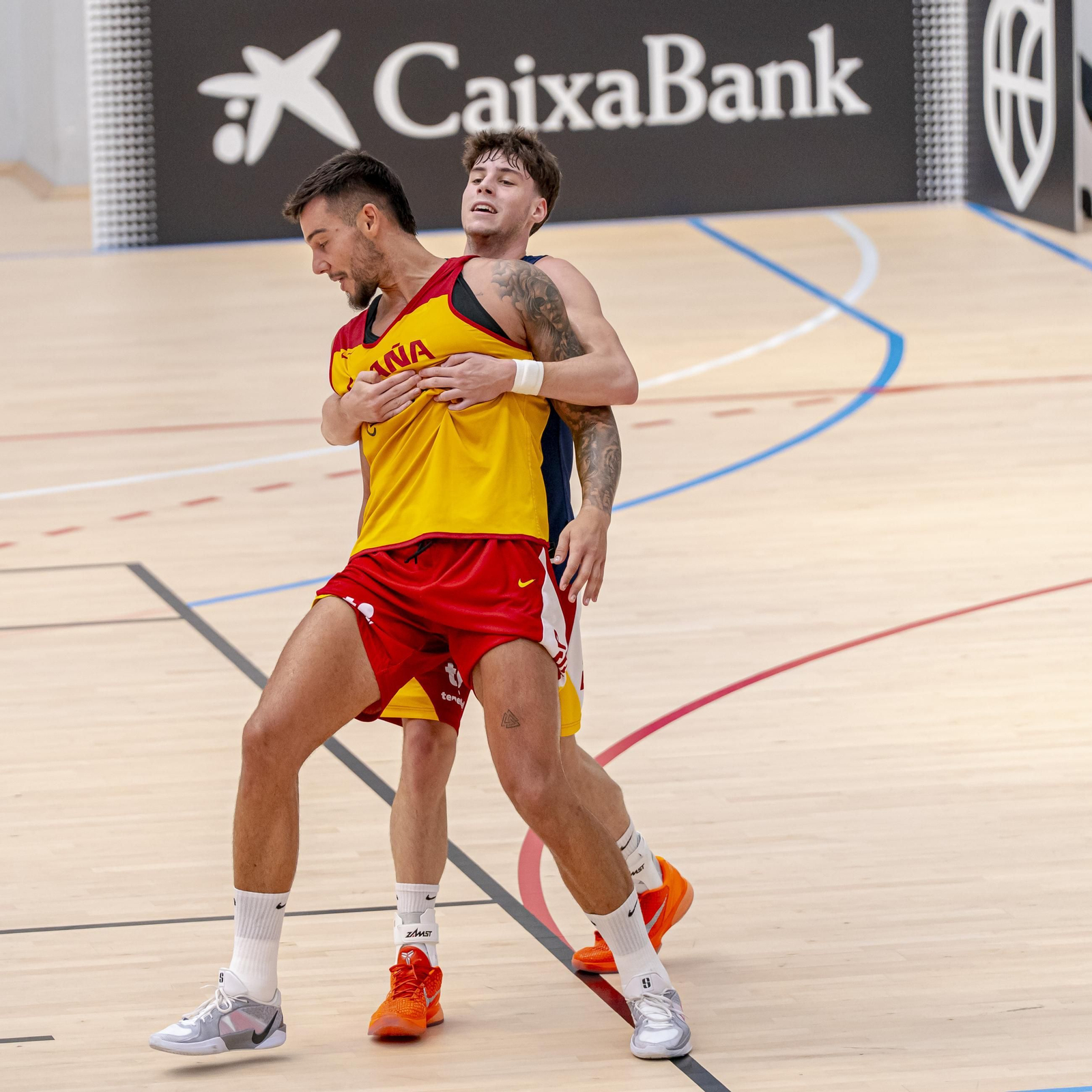 España acaba su trabajo en Madrid antes de venir a Málaga