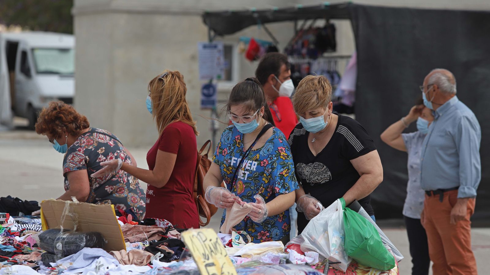 Reapertura del mercadillo de Los Barrios