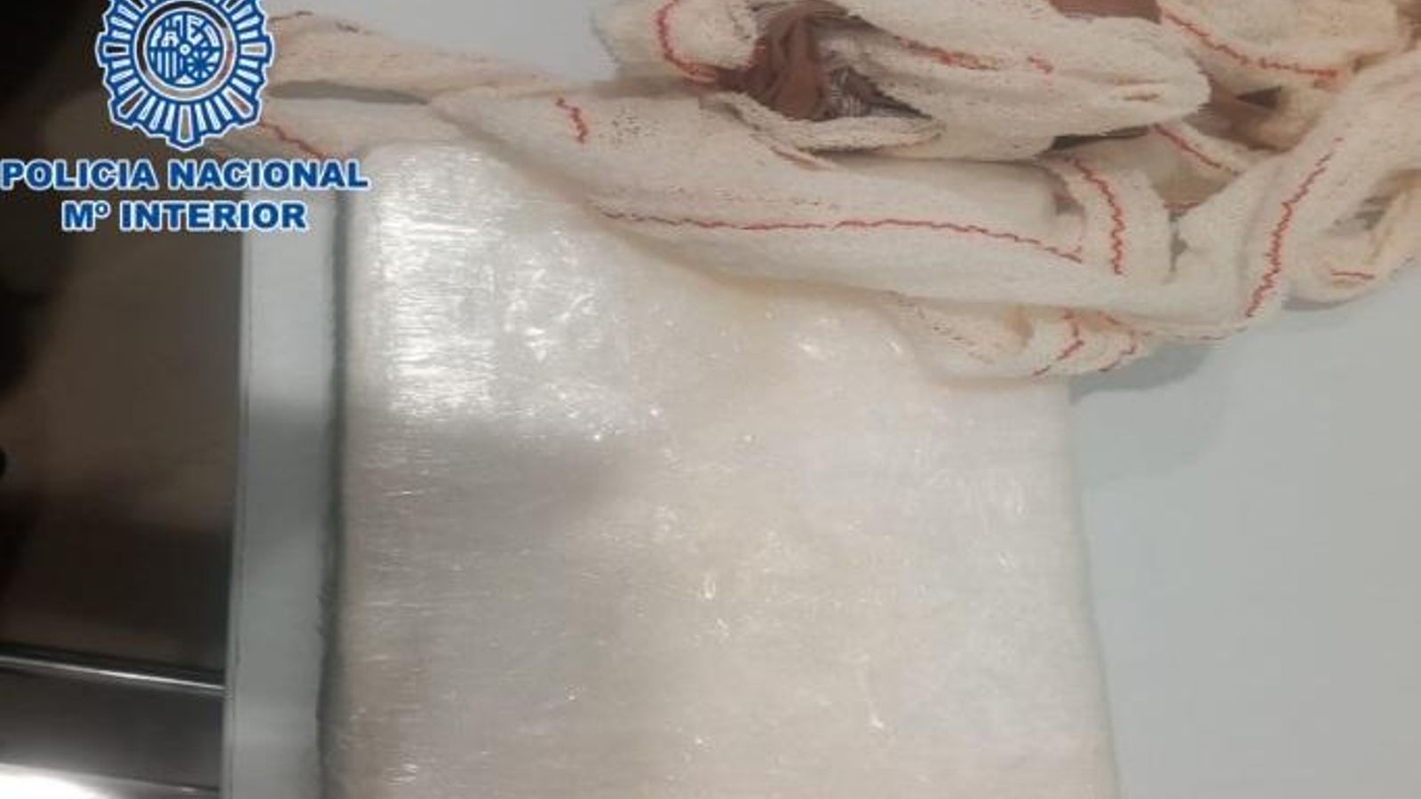 Cocaína intervenida por los investigadores.