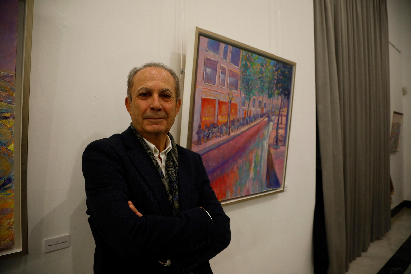 Miguel Cachinero expone su obra en el Real Círculo de la Amistad de Córdoba, en imágenes