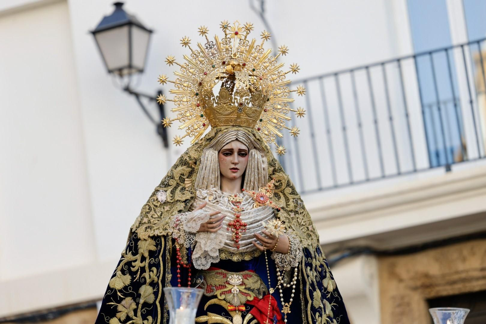 Así llegaba este 11 de agosto a Santo Domingo la Virgen de la Victoria de Expiración