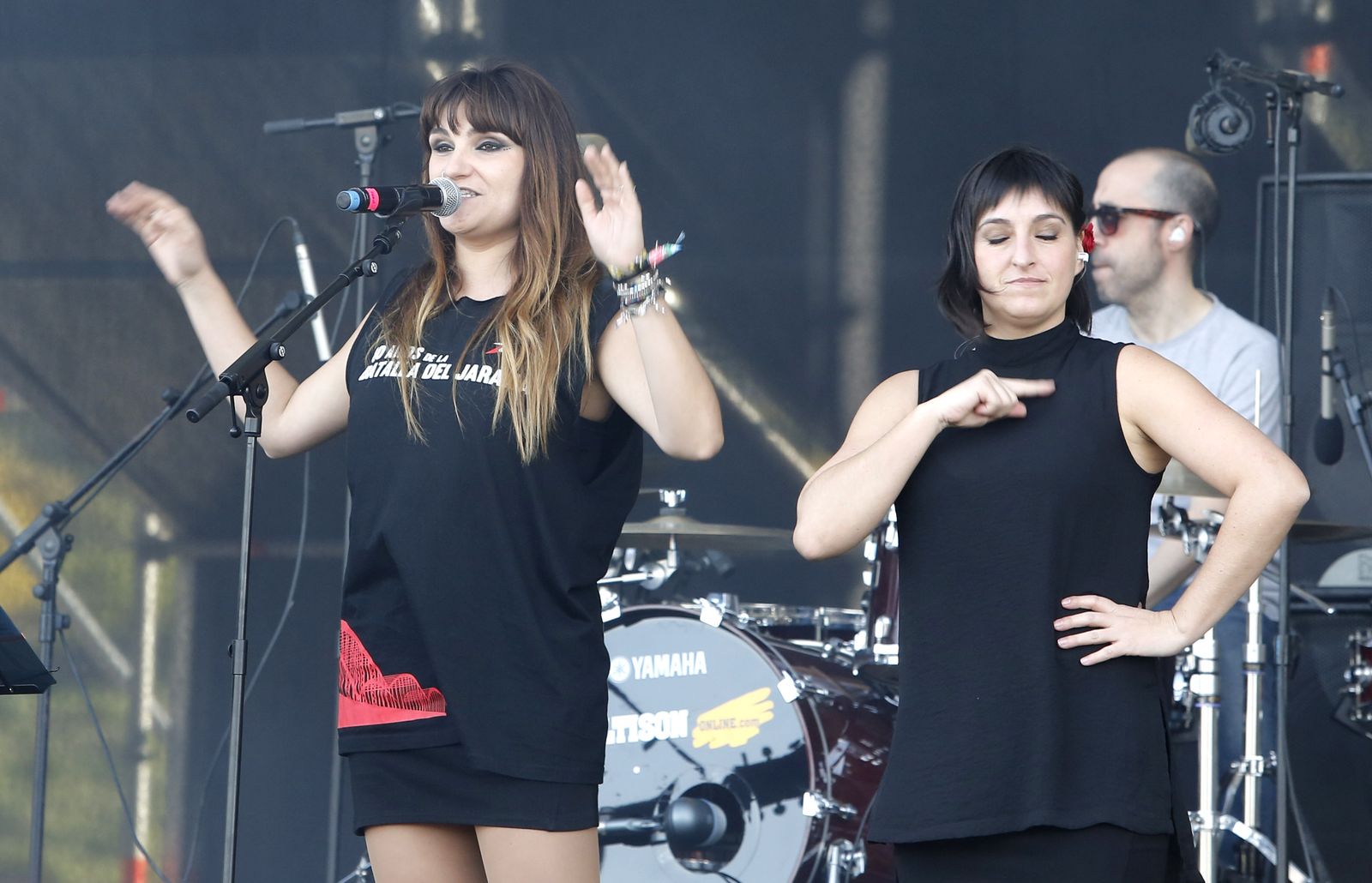 Rozalén, durante un concierto celebrado el pasado año en Jerez.
