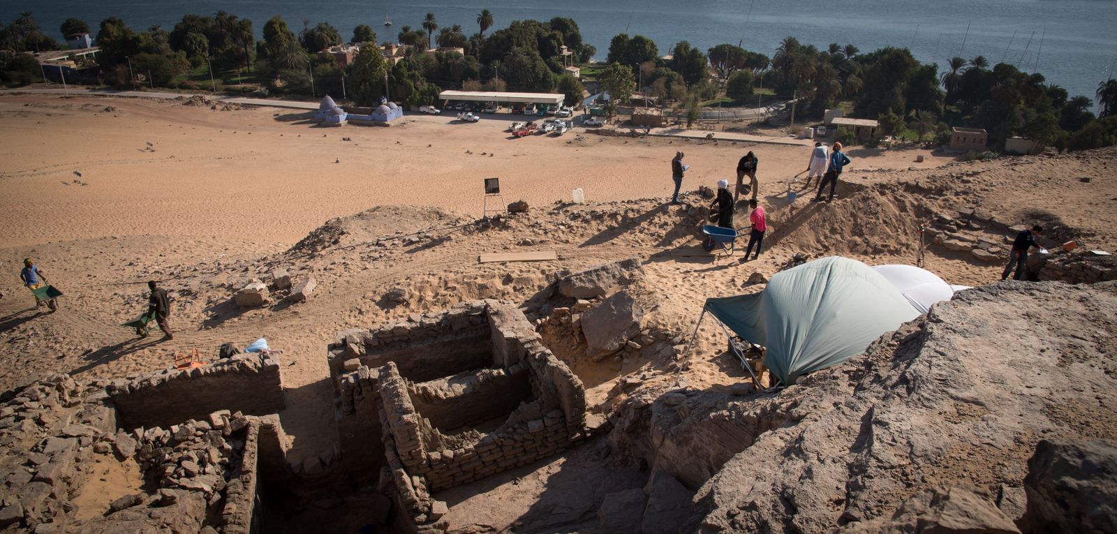 La novena campaña del Proyecto Qubbet El-Hawa, en imágenes