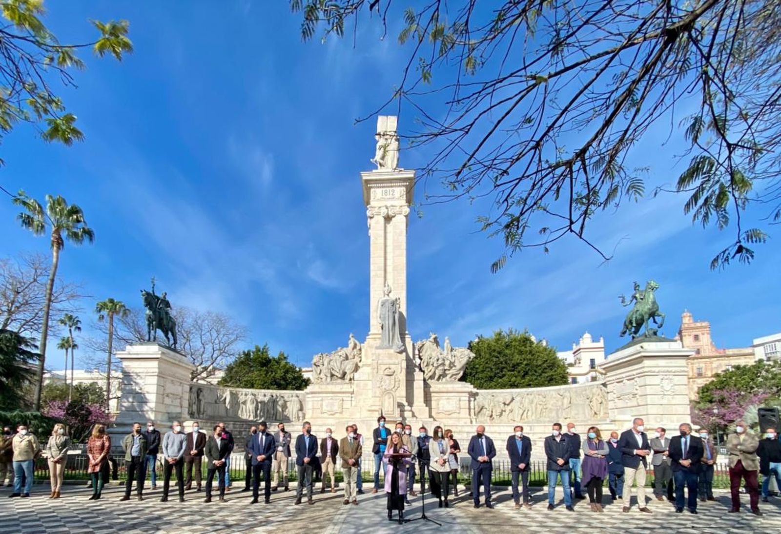 Encuentro de alcaldes de municipios de la provincia en Cádiz.