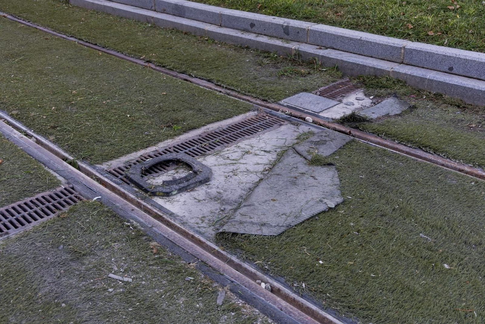 Así se encuentra el trazado del tranvía de Jaén