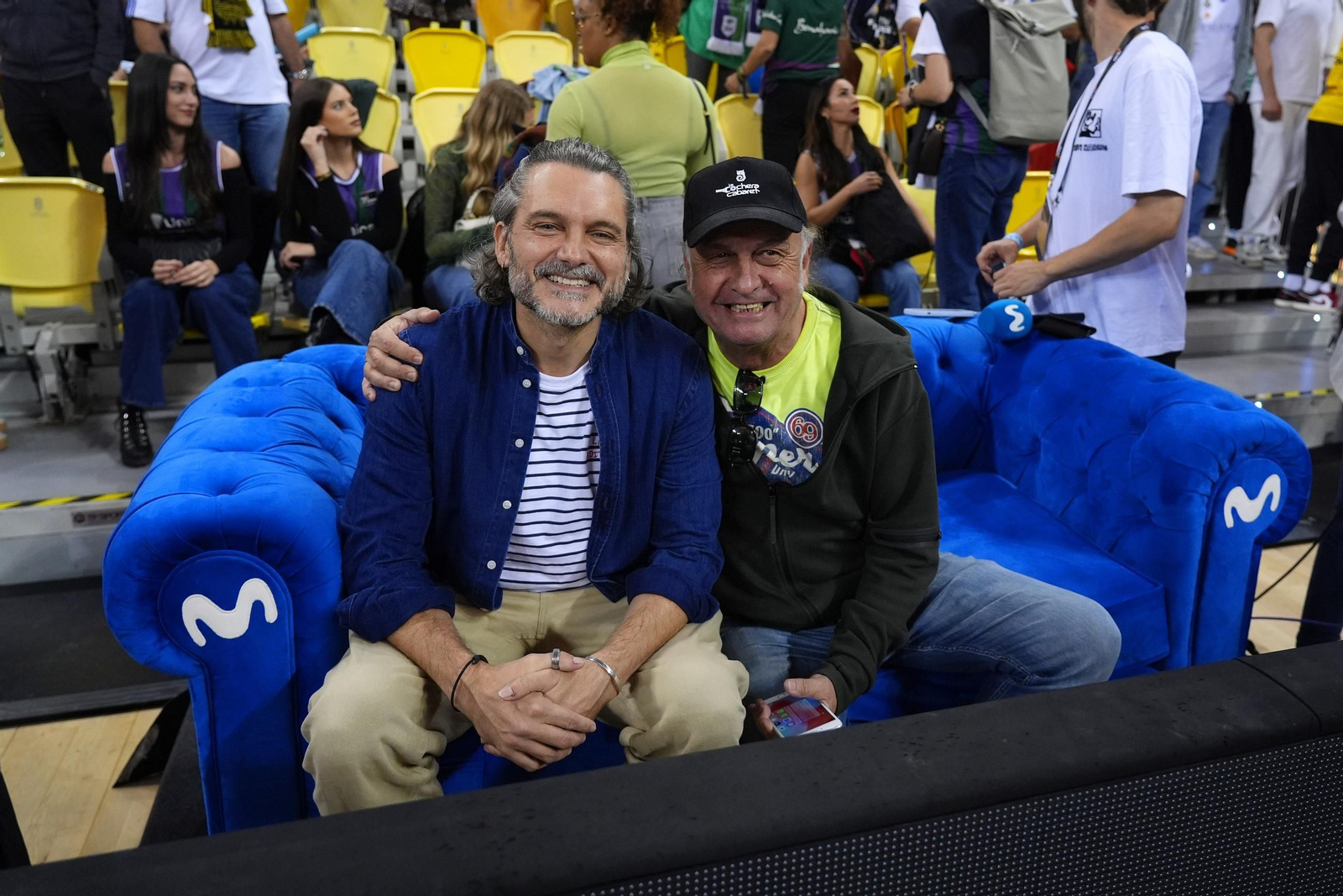 Salva Reina, un hincha más del Unicaja en la final de la Copa