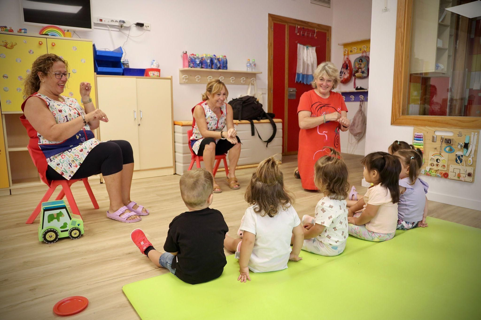 Una imagen del primer día en el CEI Reyes Magos en Málaga.